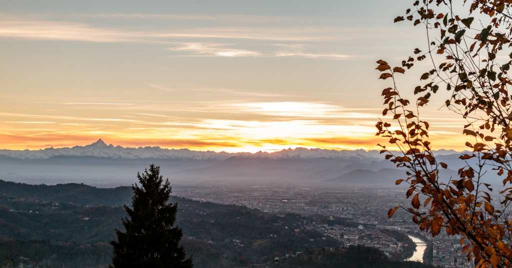 Tramonto su Torino