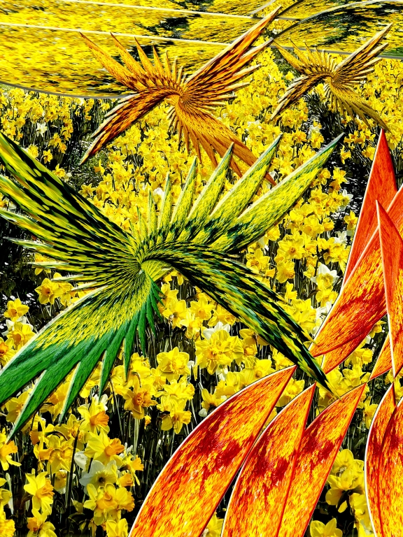 Gladioli insieme di colori e forme