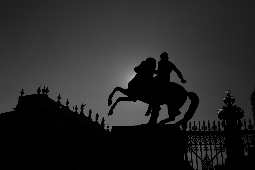 Torino (particolare di piazza castello)
