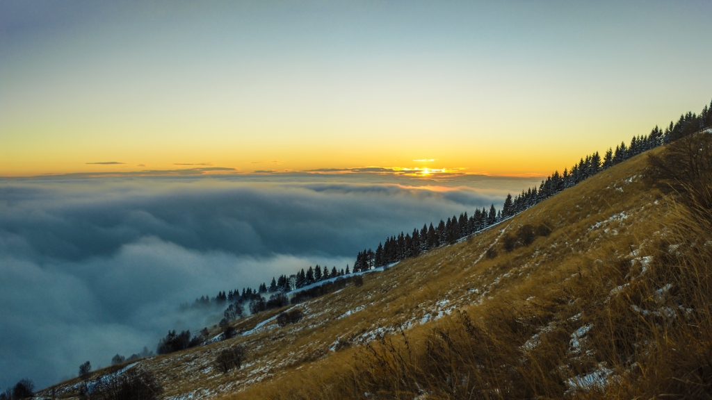 Tramonto sulle nuvuole