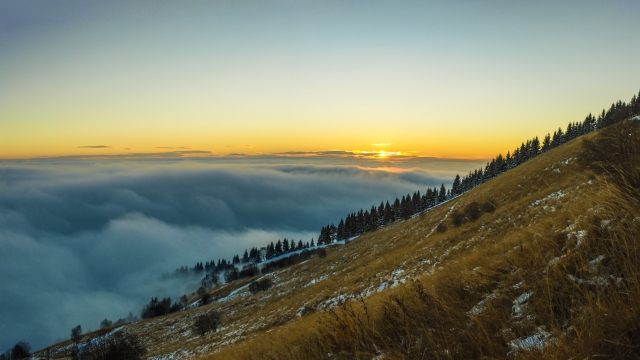 Tramonto sulle nuvuole