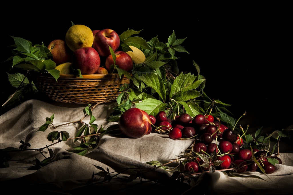 Natura morta - light painting