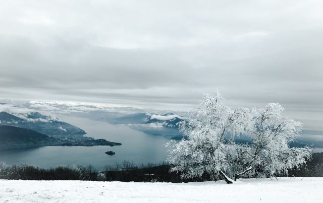 Meraviglioso paesaggio invernale