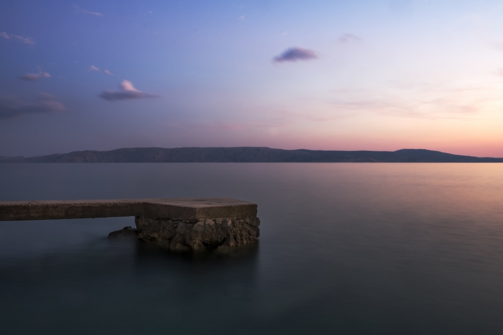 Tramonto sul mare