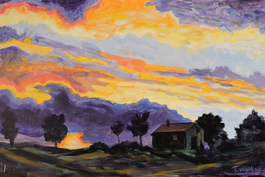 Tramonto colorato