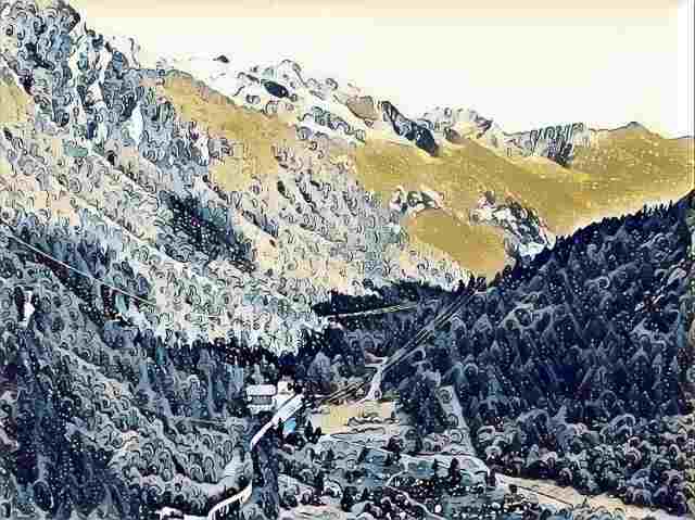 Montagna in inverno