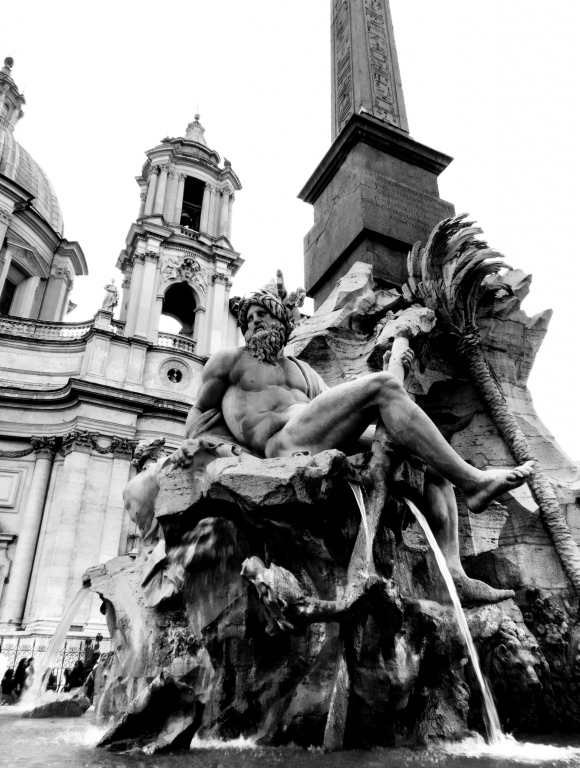 Particolare di Piazza Navona
