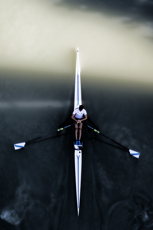 Single Scull, Tiber (Rome)