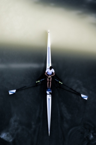 Single Scull, Tiber (Rome)