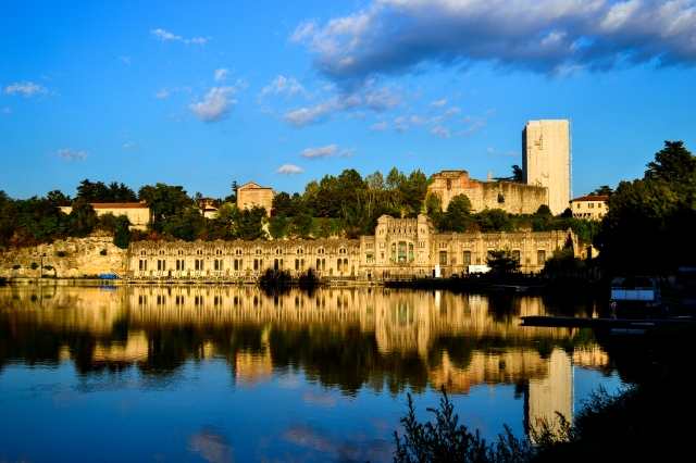 Riflessi nel fiume Adda
