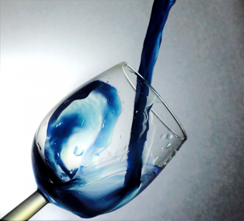 Blue wine