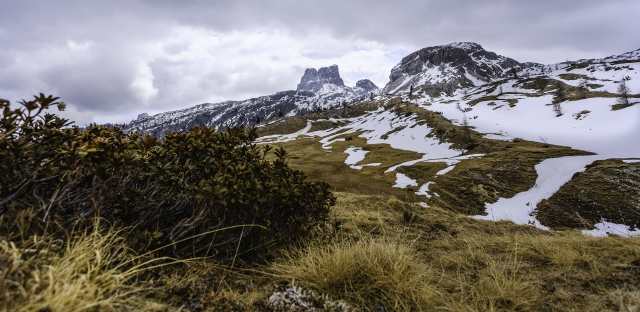 Hike on falzarego pass