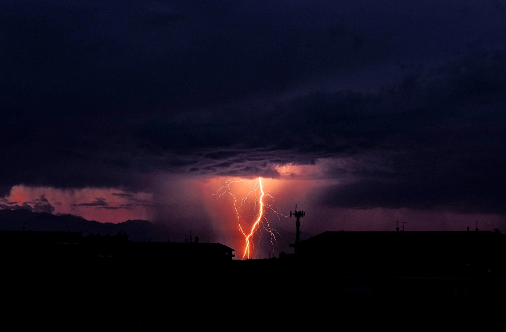 Temporale su Torino