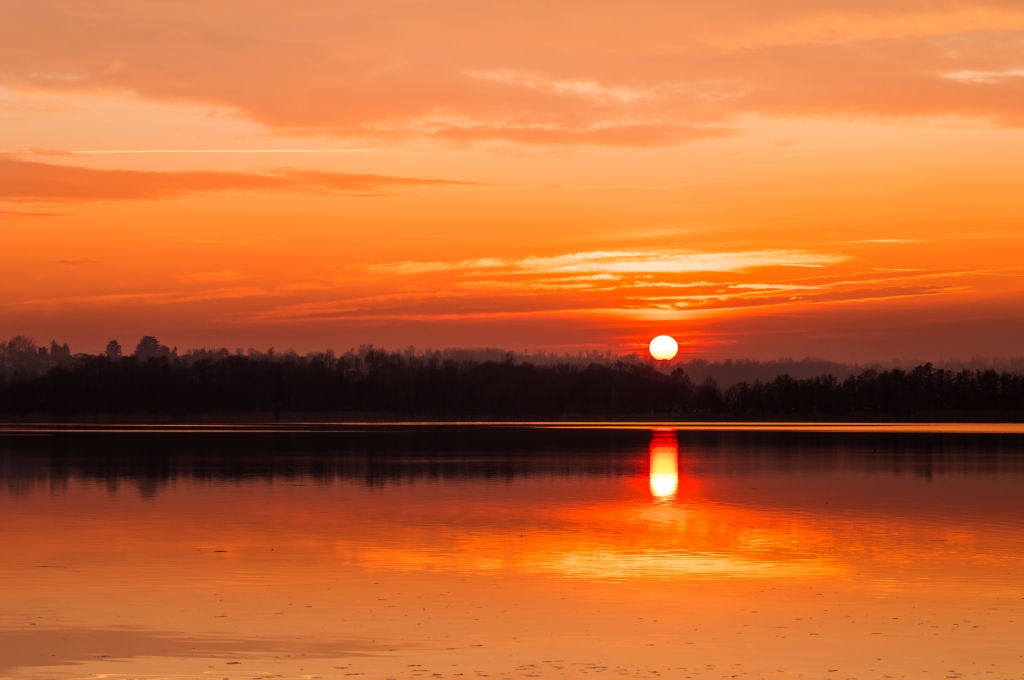 Tramonto rosso