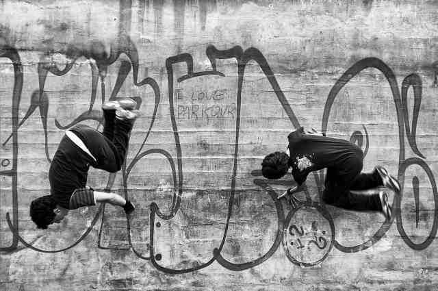 I love parkour · massimogea