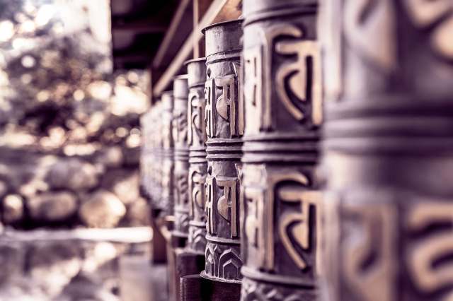 Ruote Di Preghiera Tibetane