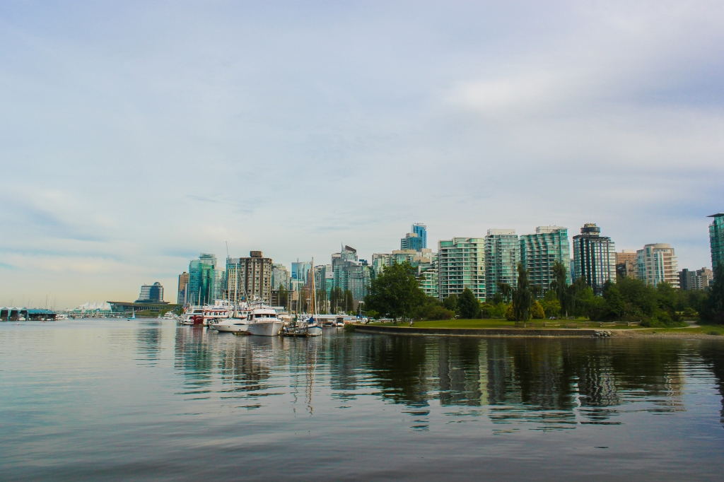La baia di Vancouver, British Columbia, Canada