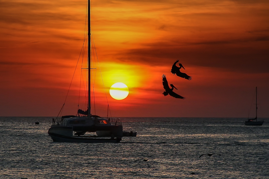 Tramonto a Los Roques