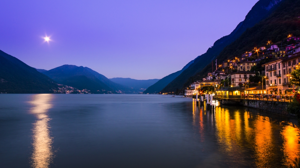 Argegno di notte