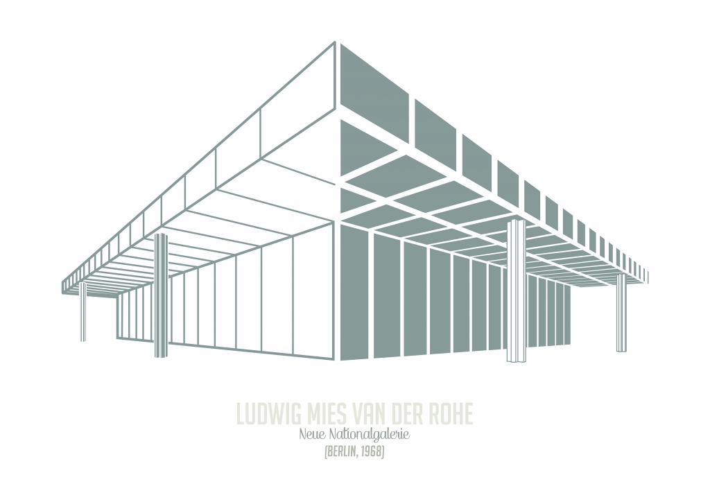 Archiposters - Ludwig Mies Had der Rohe