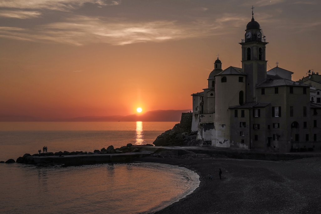 Camogli al tramonto