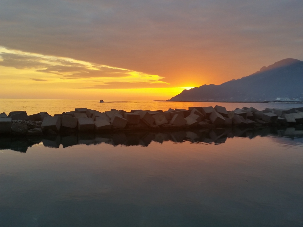 Salerno al tramonto
