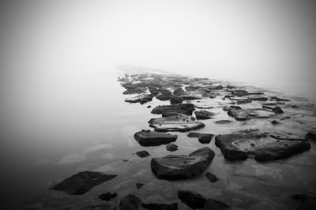Nebbia al mare