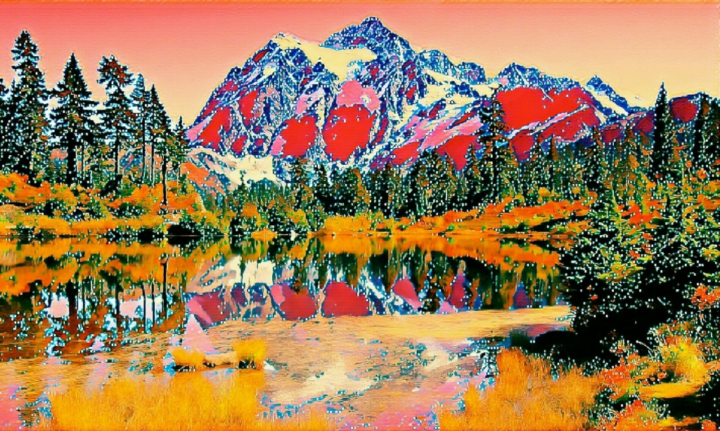 Riflessi in montagna