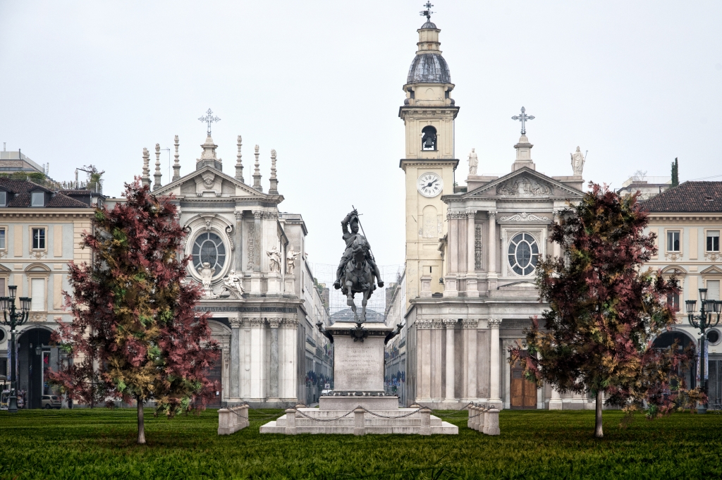 Piazza San Carlo. Autunno