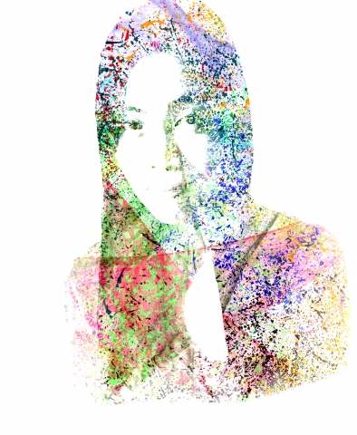 Ritratto multicolore