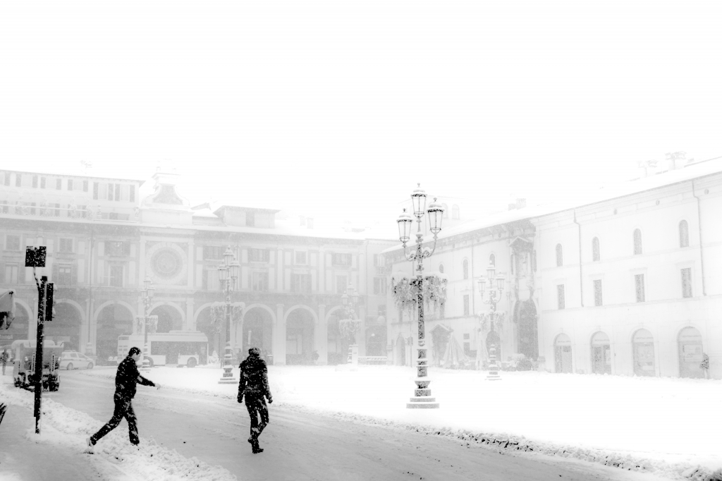 Il surreale con la neve