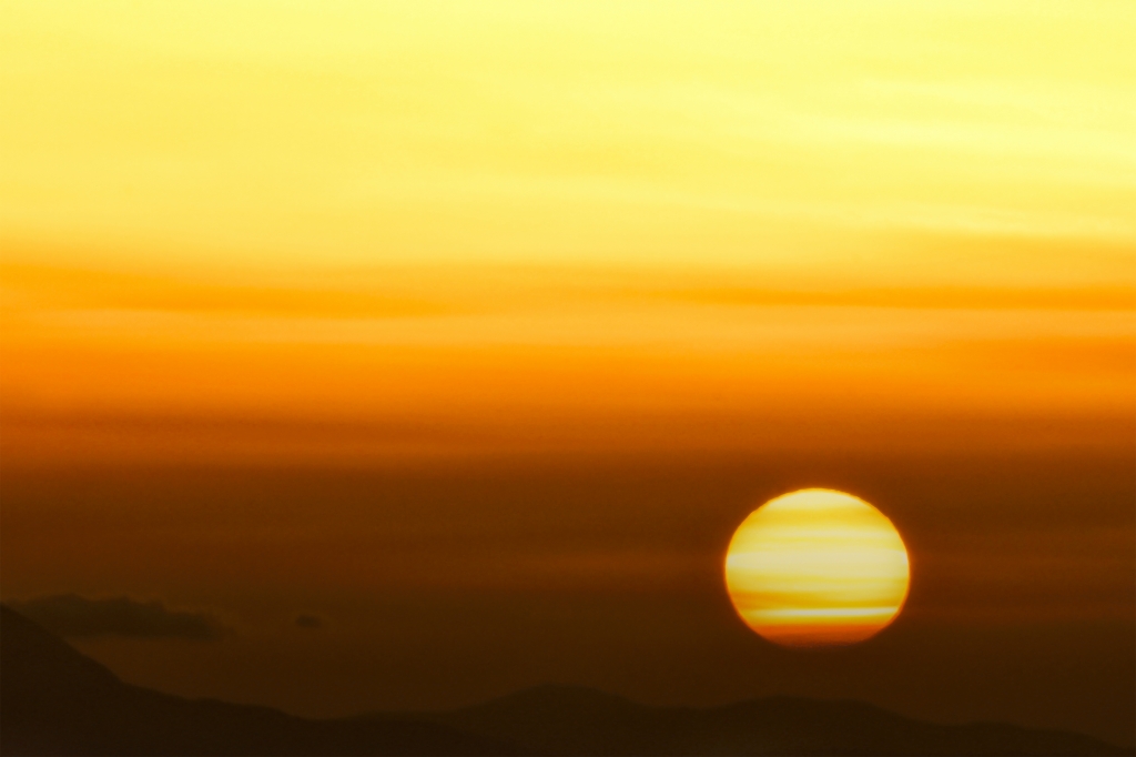 Mentre il sole va giù