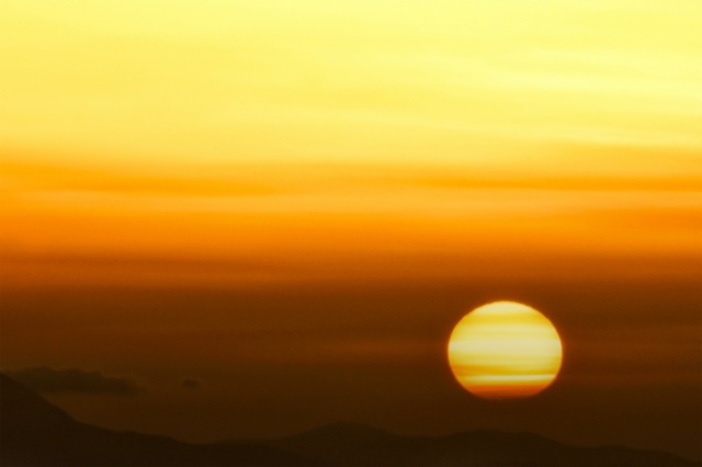 Mentre il sole va giù