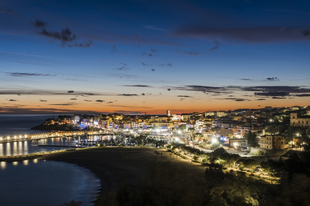 Notturno - Marina di Camerota, con veduta spiaggia