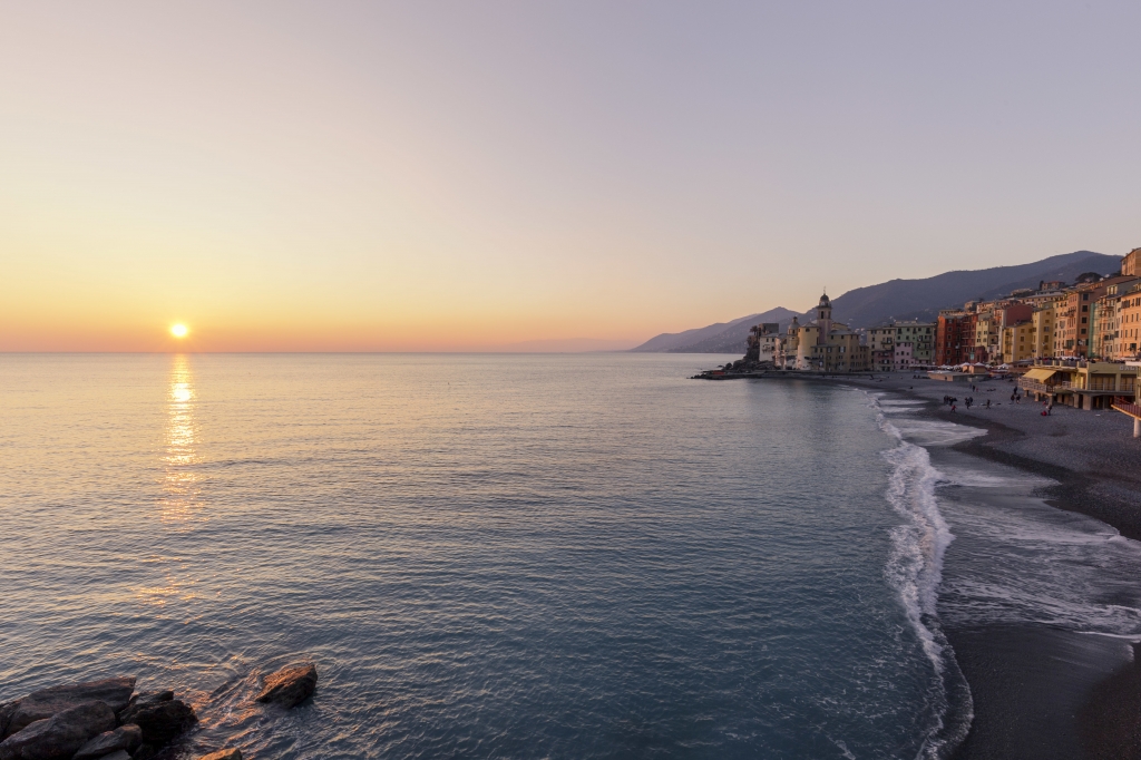 Tramonto a Camogli