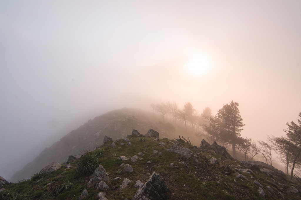 Atmosfera magica al tramonto