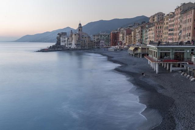 Tramonto a Camogli