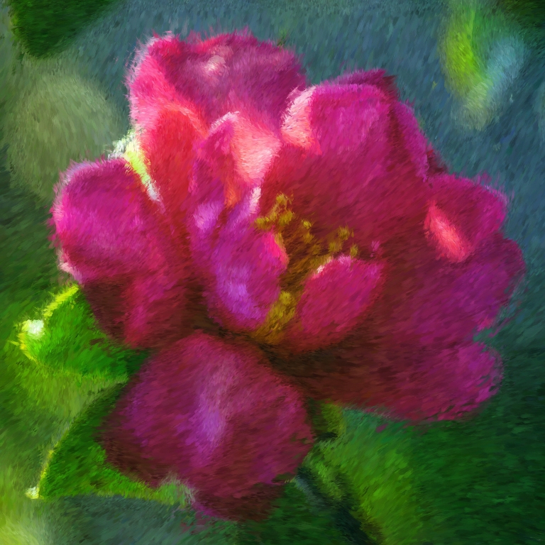 Camelia impressionista