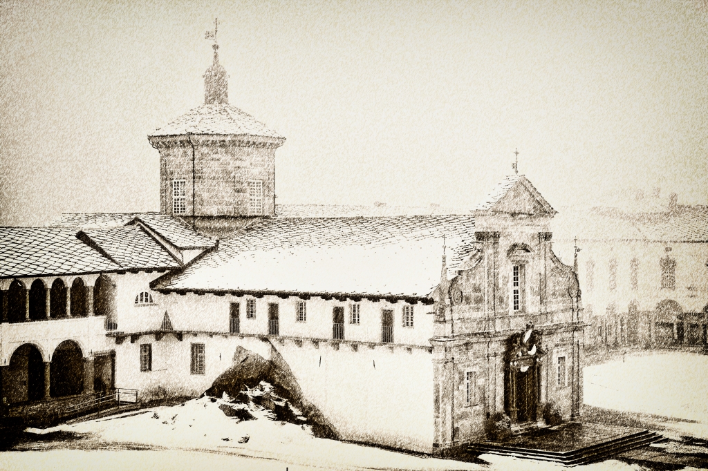 La chiesa di Oropa.