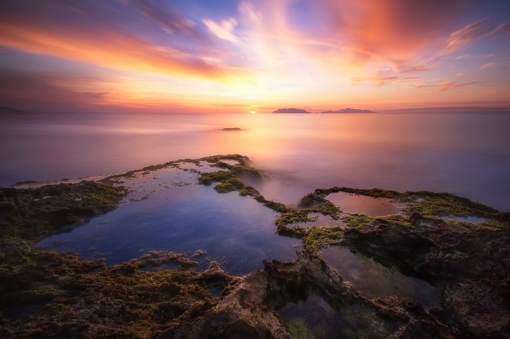 red sunset