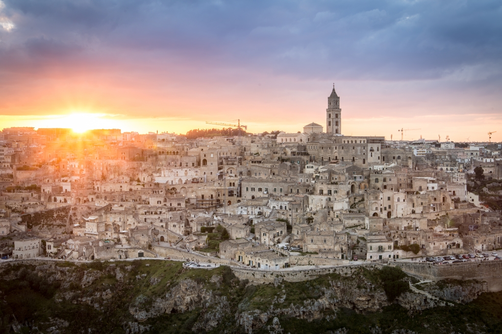 Matera al tramonto