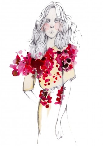 Erika Riciniello-Watercolour Woman 1