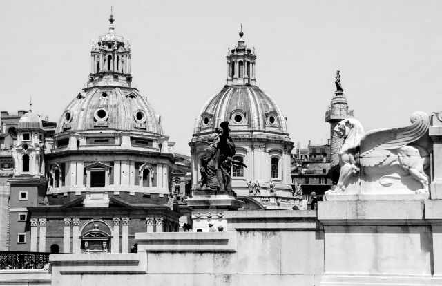 Cupole dall'Altare della Patria, Roma