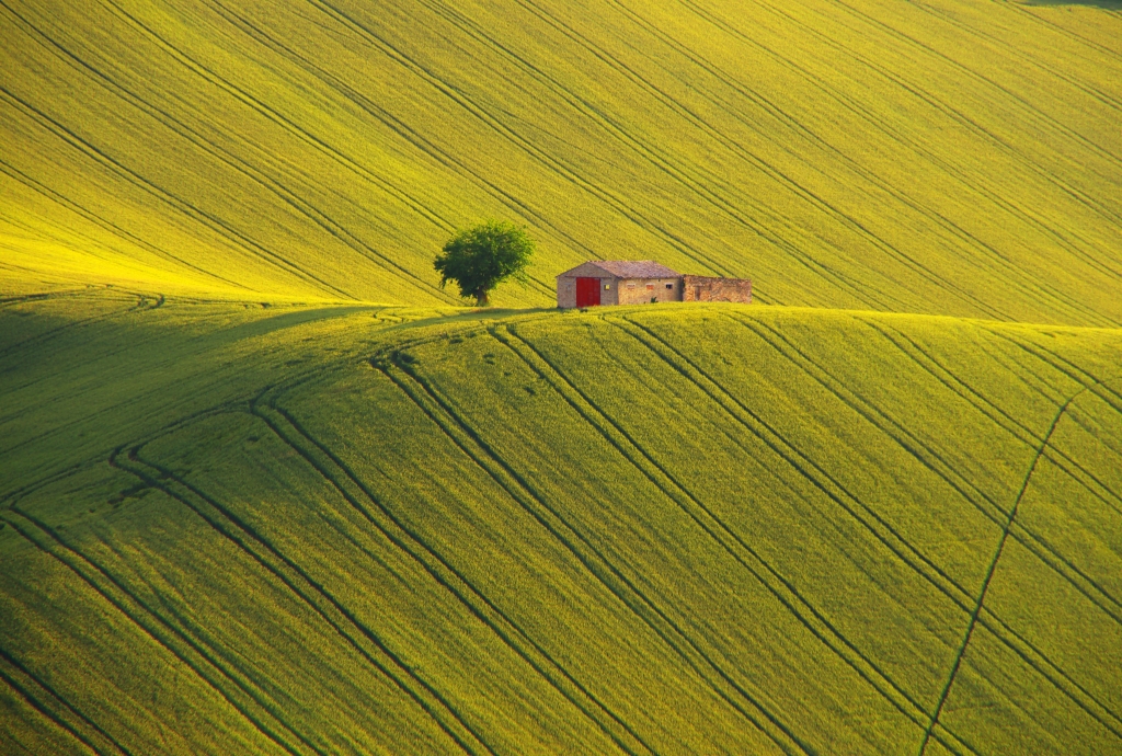 Il casolare in collina