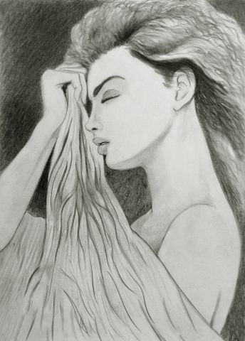 giovane donna pensierosa