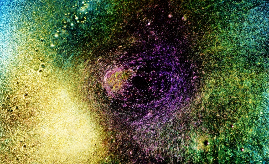 buco nero nello spazio profondo