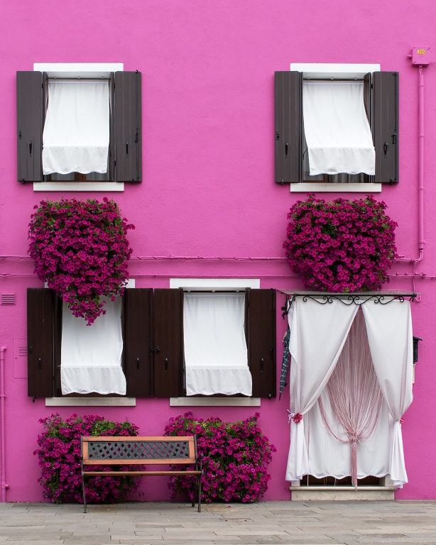 Burano in rosa