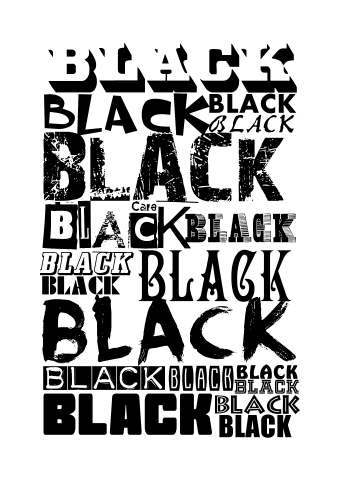 black