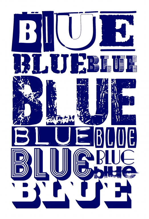 blue