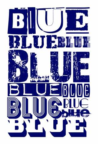 blue